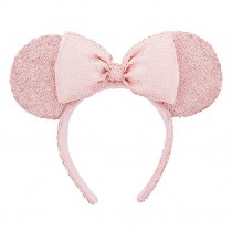Disneyland Paris Serre-tête oreilles de Minnie Mouse rose avec sequins Disney Soldes Sacs et Accessoires-20