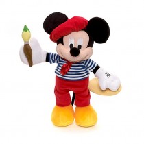 Peluche Mickey Mouse Paris de taille moyenne Disney Soldes Peluches-20