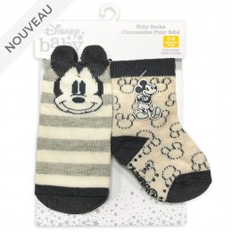 Disney Store Lot de 2 paires de chaussettes Mickey pour bÉbÉ Disney Soldes Guide Cadeau BÉbÉ-20